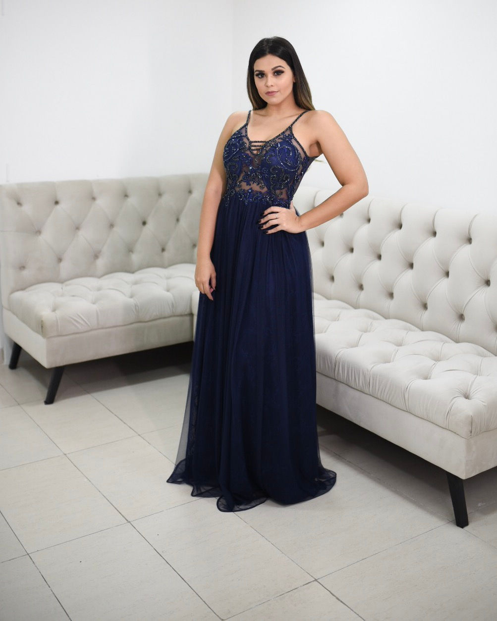 AZUL MARINHO 3 TIRAS
