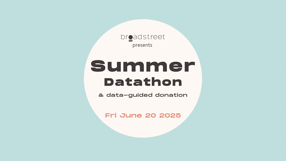 Summer Data-Guided Giving Event 2025