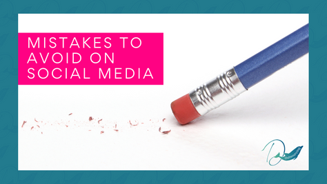 Mistakes to avoid on social media