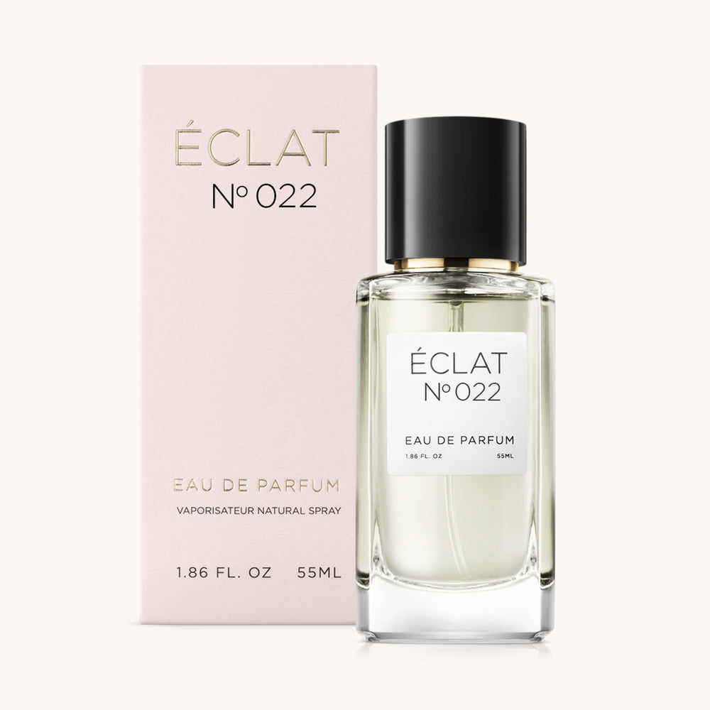 ÉCLAT N°022 Sweet Almond Milk Eau de Parfum für Damen, 55 ml, mit Parfumflakon und rosafarbener Originalverpackung