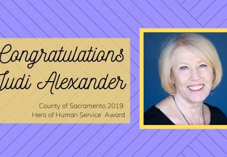 HART of Folsom's Judi Alexander wins Hero of Human Service Award from Board of County Supervisors!