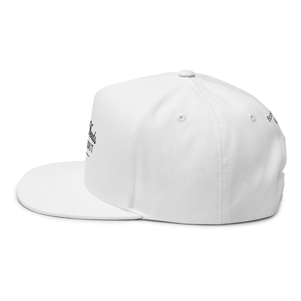 Thumbnail: Flat Bill Cap (Embroidery)