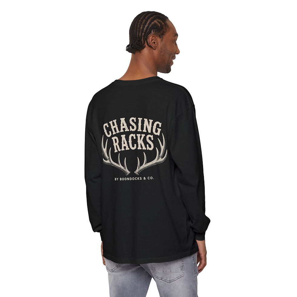 Thumbnail: Copy of Copy of Unisex Garment-dyed Long Sleeve T-Shirt