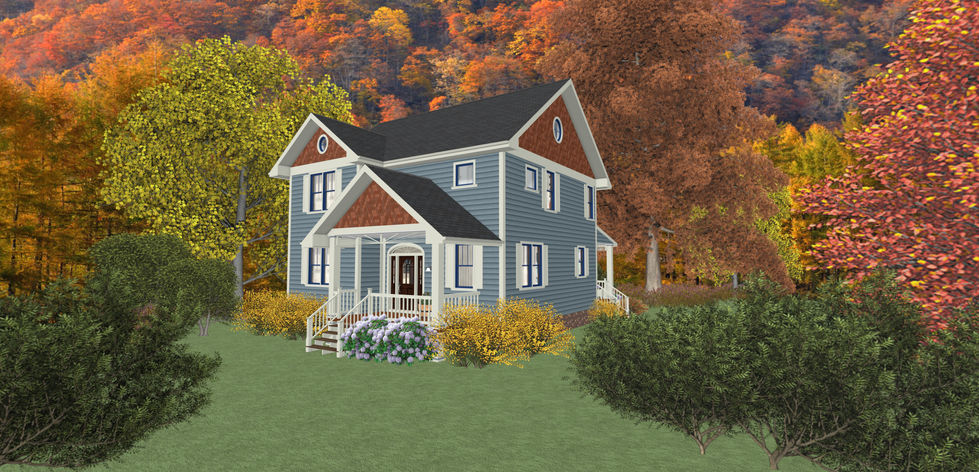 Farmhouse Front View