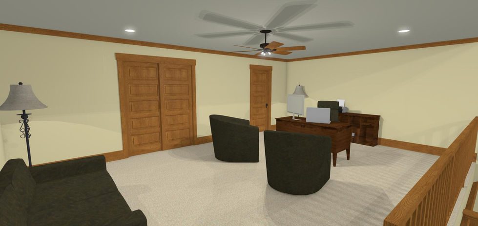 The Loft with a Half Bath
