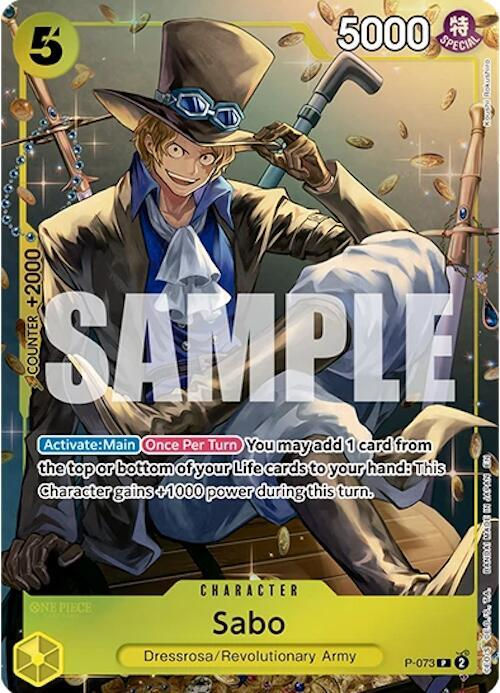 Sabo (Tin Pack Set Vol. 2) - One Piece Promotion Cards - P-073 (PR Foil)