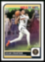 2023-24 Hoops Haunted Hoops #213 Julian Strawther Holo Candy - Front