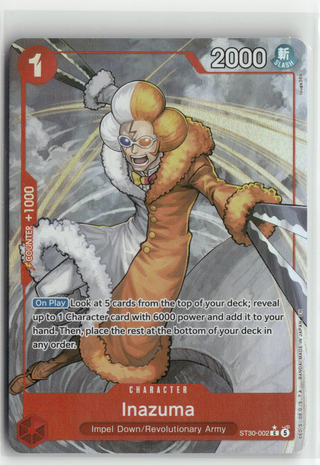 Inazuma (Full Art) - Starter Deck EX: Luffy & Ace - ST30-002 (C Foil)