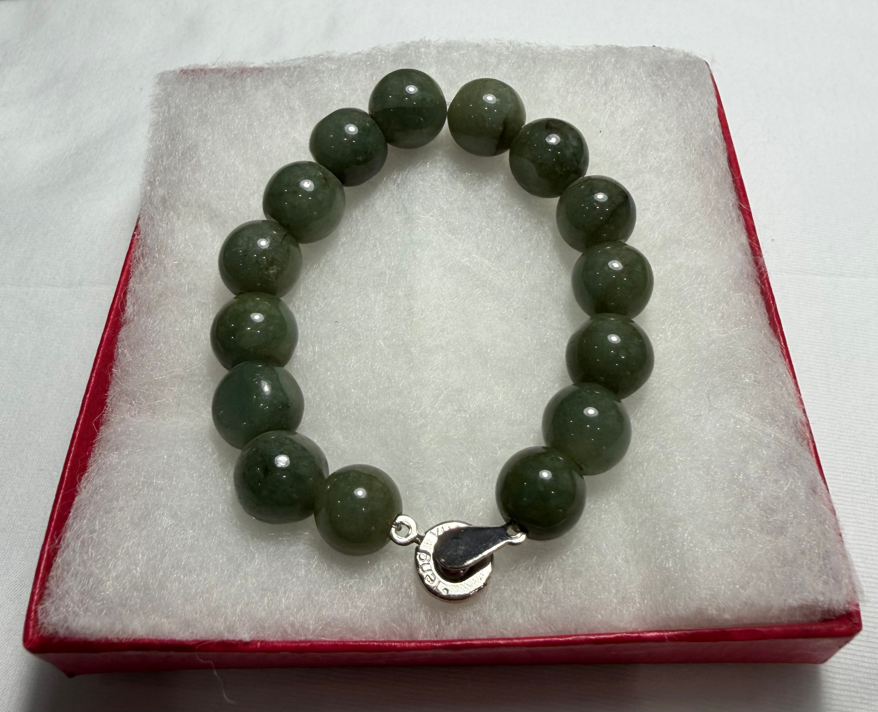 Beaded Jade Bracelet #10052