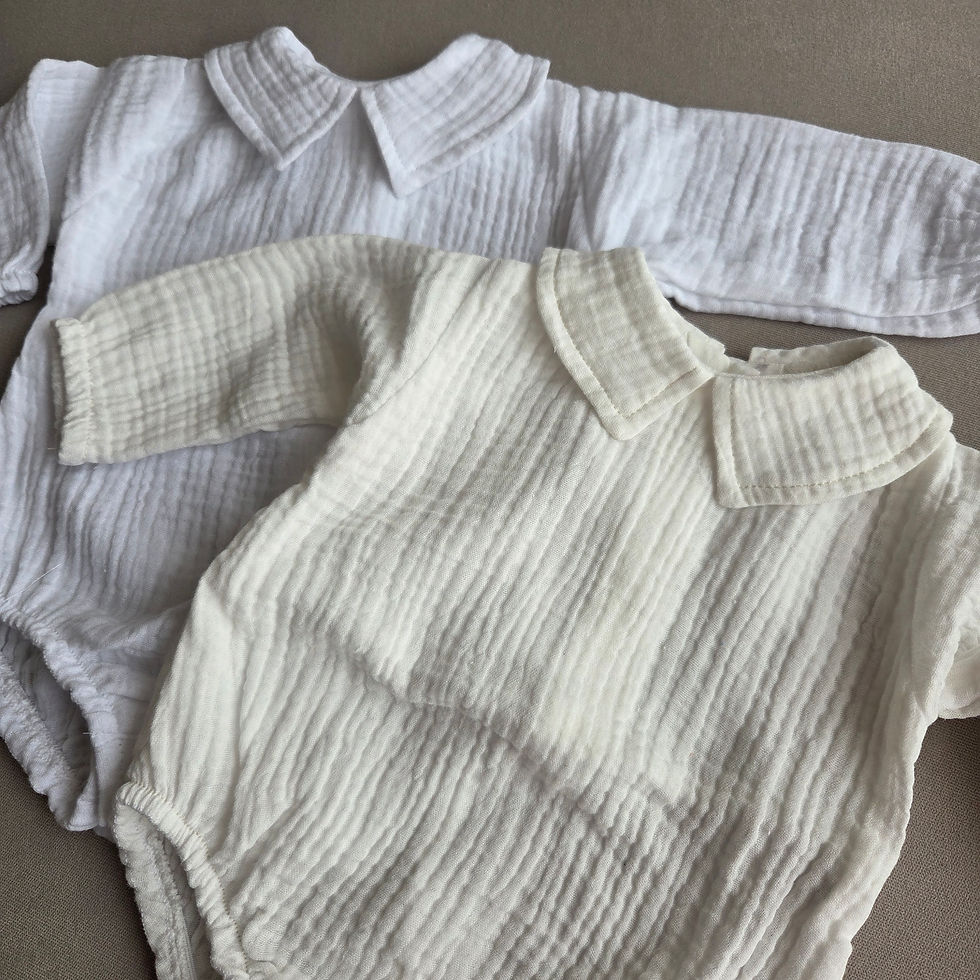 Miniatura: Body Camisa Muselina Bebe