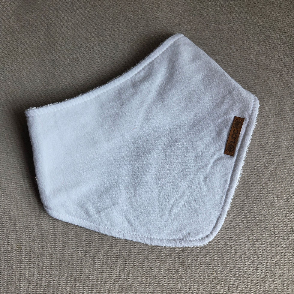 Miniatura: Babero Bandana con Tela Esponja