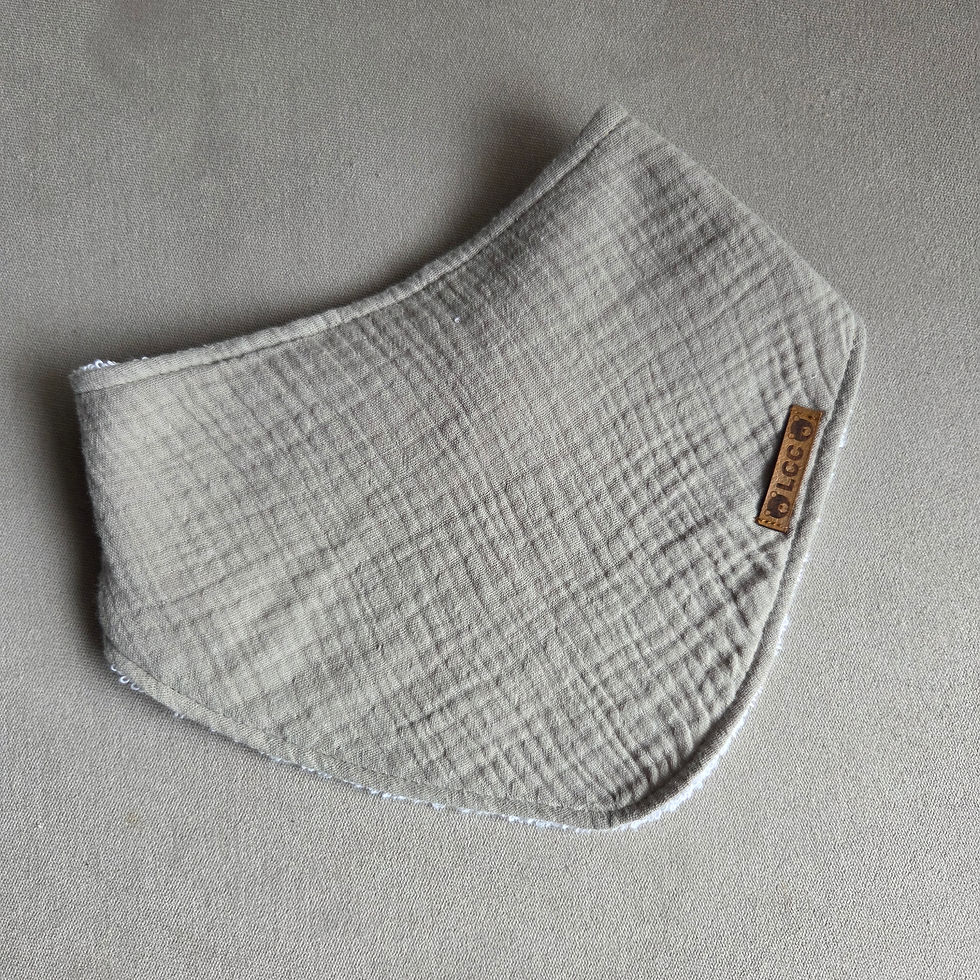 Miniatura: Babero Bandana con Tela Esponja