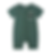Forest Green Baby's Blessed But Humble Logo Jumpsuit shorts