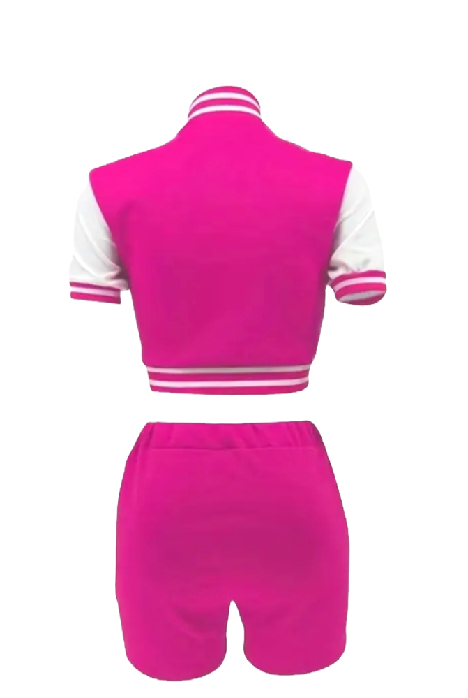 Thumbnail: Blessed But Humble Two-piece Varsity Track short set