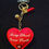 Thumbnail: Rhinestone Pendant Blessed But Humble Heart Keychain