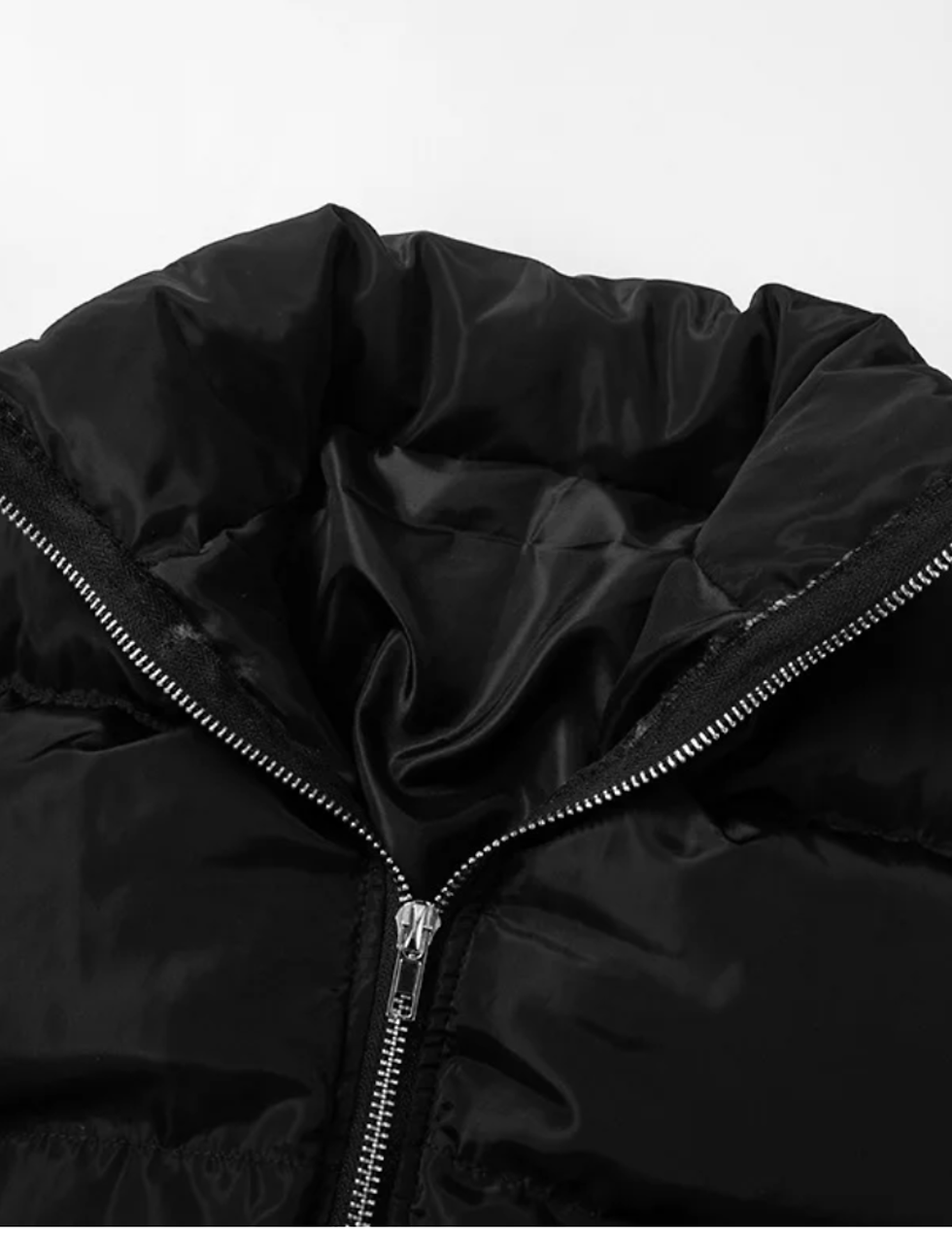 Thumbnail: Plus Women's Blessed But Humble Puff Jacket Jumpsuit