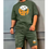 Thumbnail: Men's Summer Cargo Shorts Unity Casual Set
