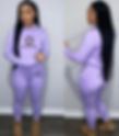 Plus-Size Logo Blessed But Humble Women Thick Fleece Joggers Two Piece Set