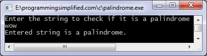 palindrome