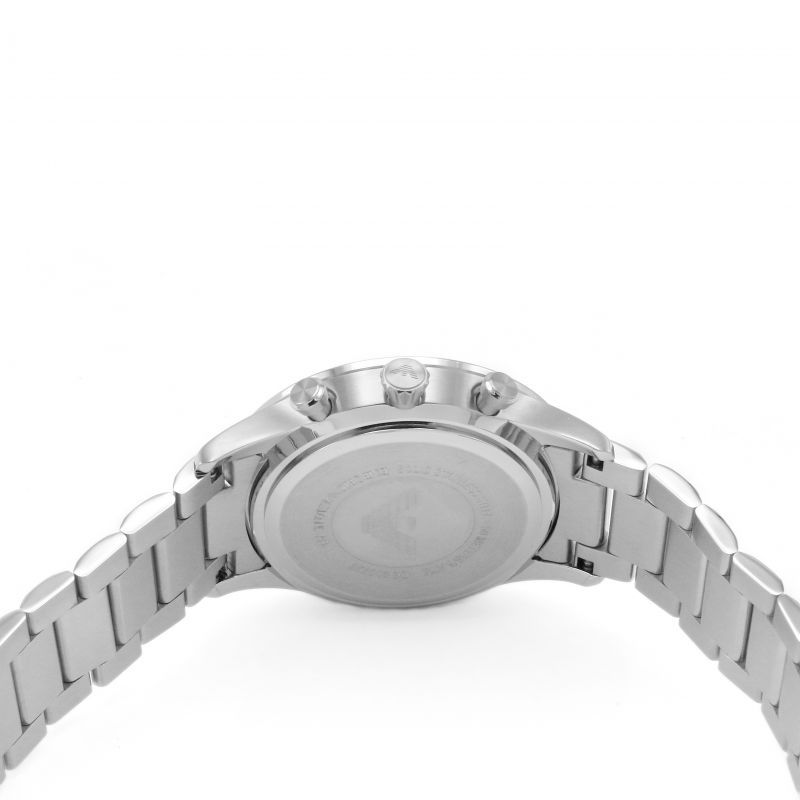 Thumbnail: Emporio Armani Giovanni Quartz Men's Watch - Black and Silver
