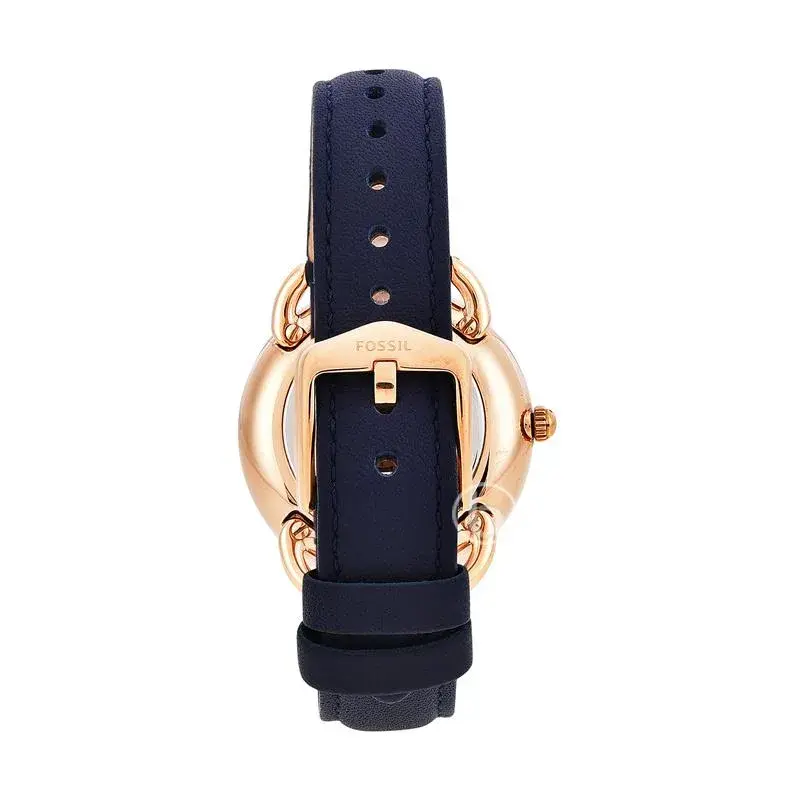 Thumbnail: Fossil Tailor Women's Watch - White and Navy/Blue
