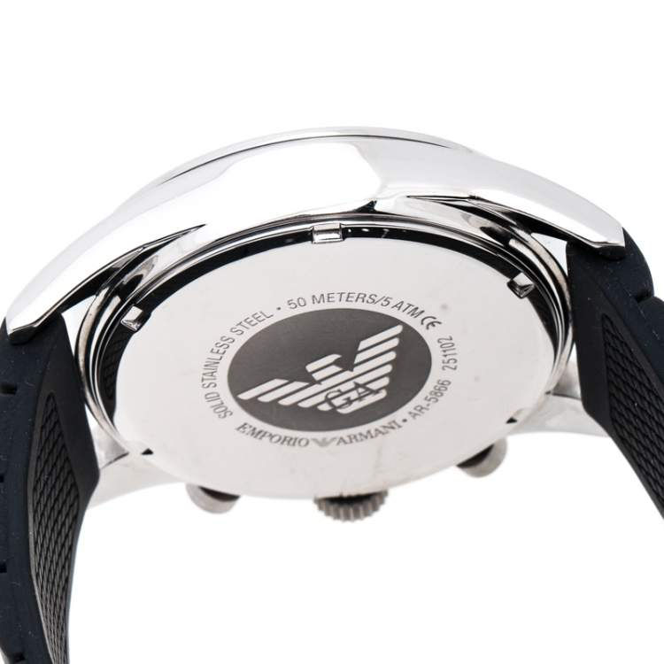 Thumbnail: Emporio Armani Sportivo Quartz Men's Watch - Black and Grey