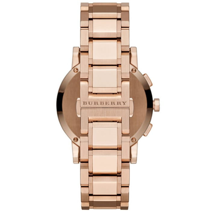 Thumbnail: Burberry The City Unisex Watch - Rose-Gold and Brown