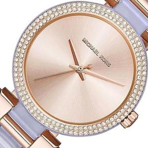Thumbnail: Michael Kors Delray Women's Watch - Purple and Rose-Gold