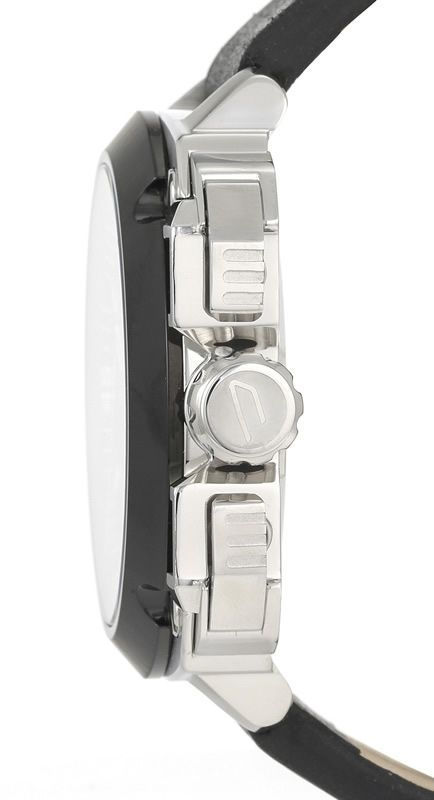 Thumbnail: Diesel Bamf Men's Watch - Black and Silver