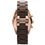 Thumbnail: Emporio Armani Sportivo Quartz Women's Watch - Brown and Rose-Gold