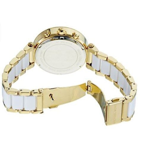 Thumbnail: Michael Kors Parker Women's Watch - Two tone White and Gold