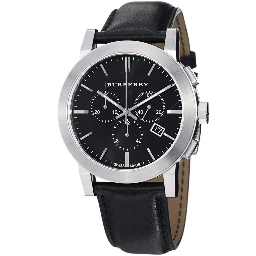 Burberry The City Men's Watch - Black and Silver