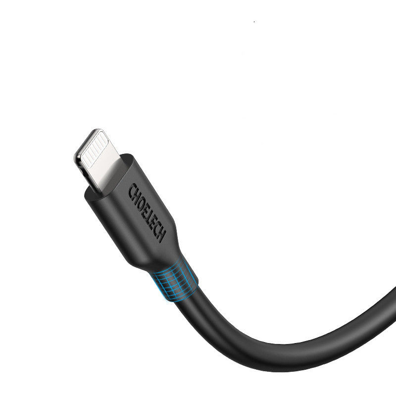 Thumbnail: CHOETECH 2m USB-C to Lightning MFi Certified Cable