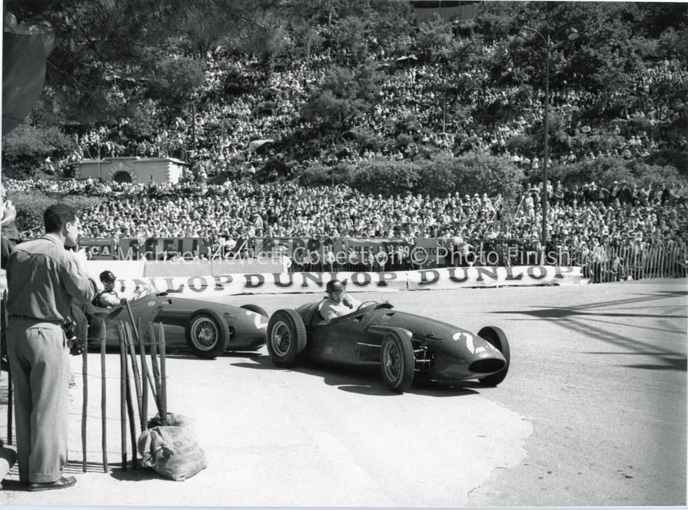 1957 Monaco Grand Prix, Gould Leading Gregory, Maserati 250F