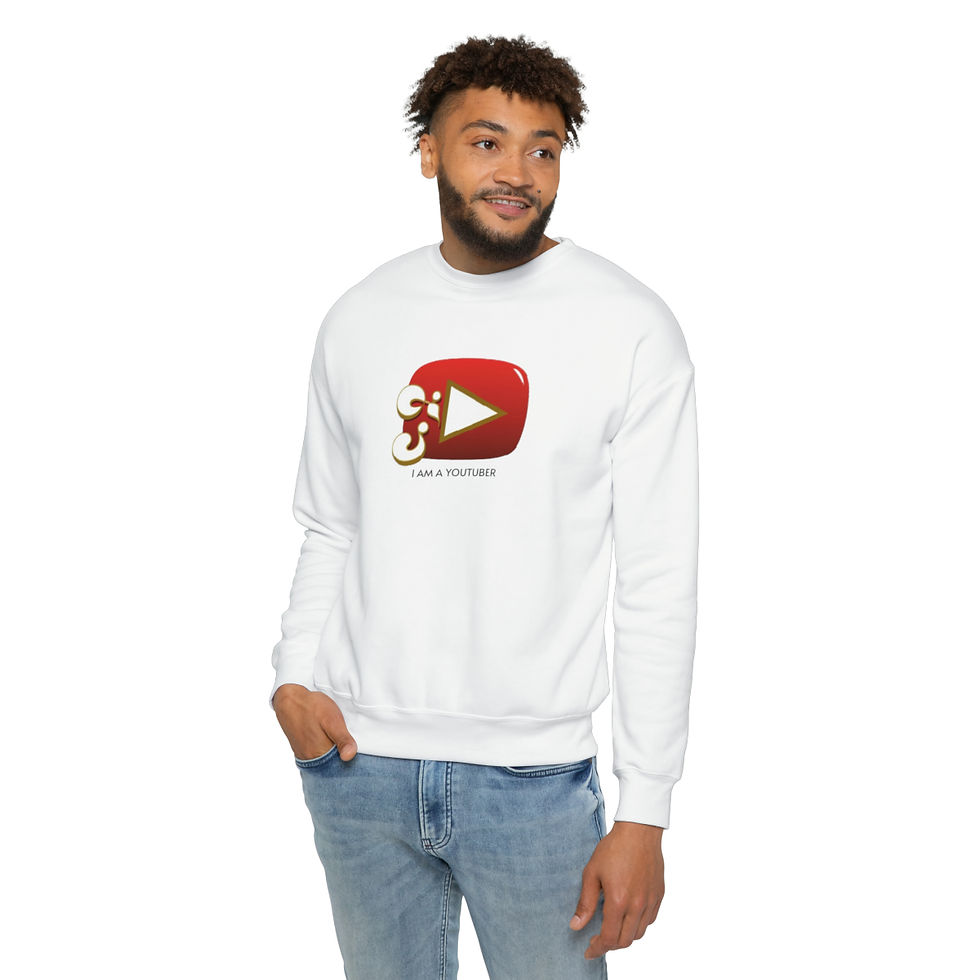 Thumbnail: Unisex Drop Shoulder Sweatshirt | YOUTUBE DESIGN T-SHIRTS