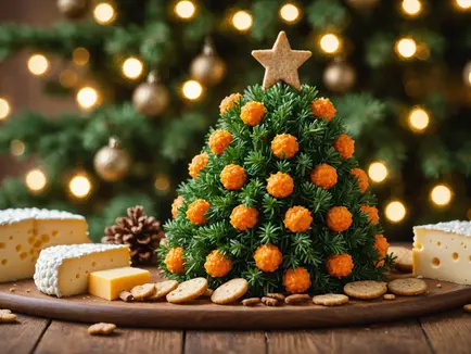 How to Make a Christmas Tree Cheese Ball