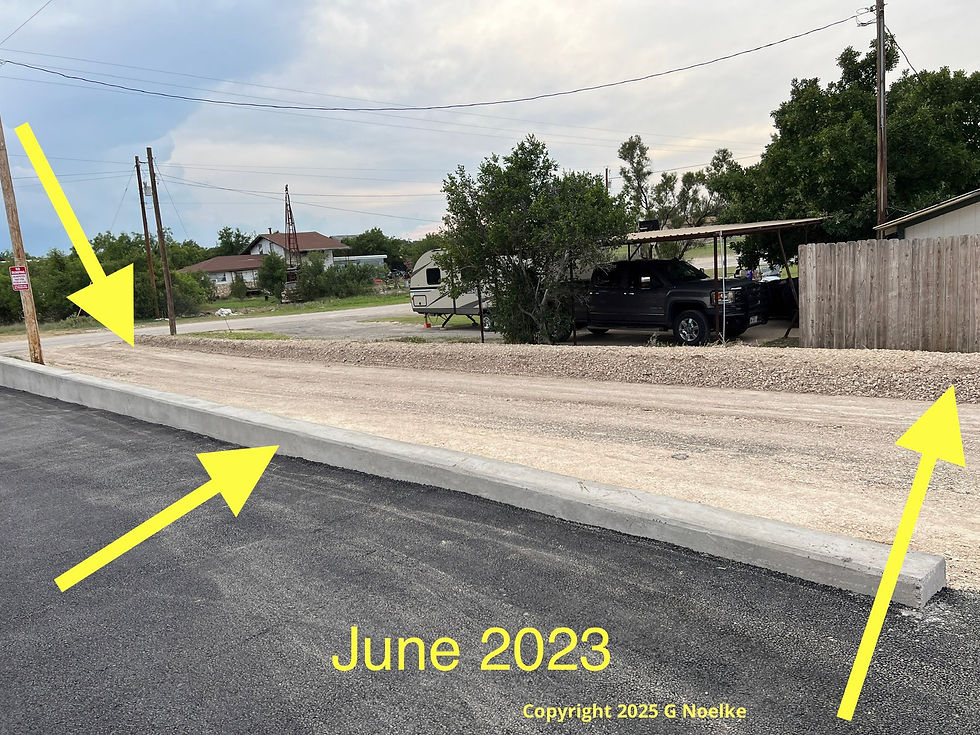 Stormwater diversion done with 2019 bond funds.