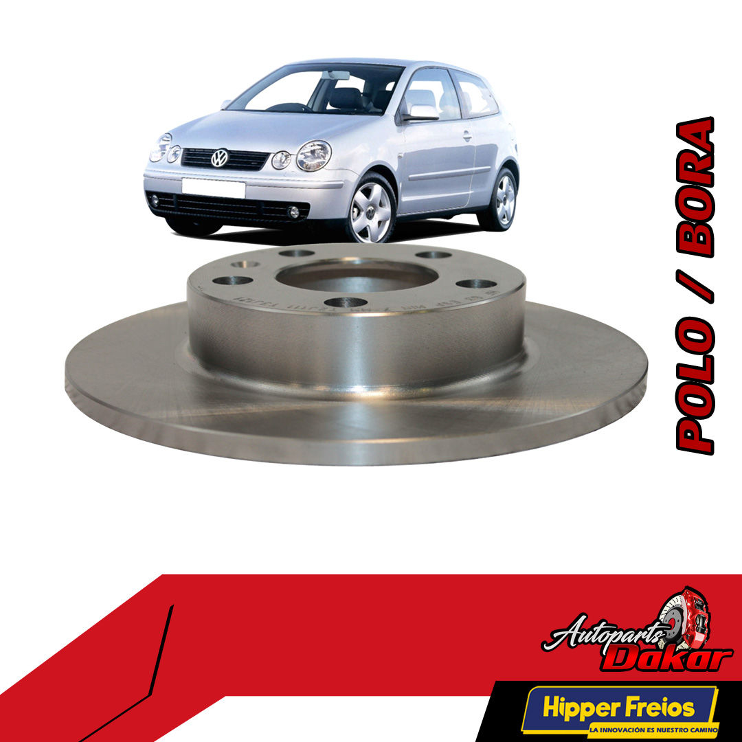 Disco Freno Volkswagen Polo, Bora Tras.