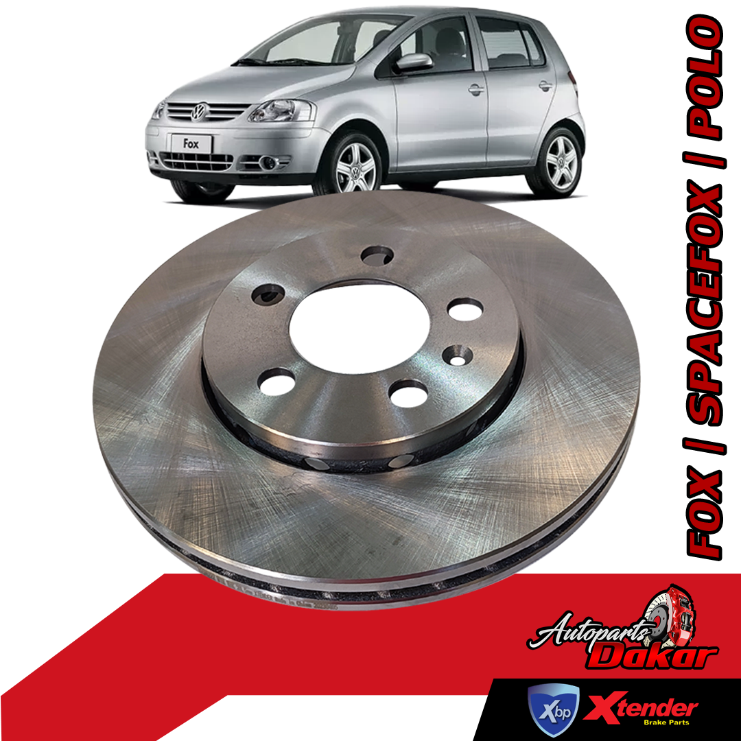 Disco Freno Volkswagen Fox, Spacefox, Polo Del.