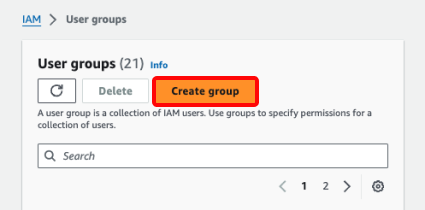 click 'Create group'