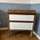 Thumbnail: Edwardian Antique Oak Chest Of Drawers Farrow & Ball All White 3 Drawer
