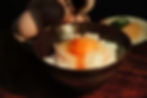 軍鶏の生たまご ぶっ掛け御飯 (Fresh Shamo Egg on the Rice)