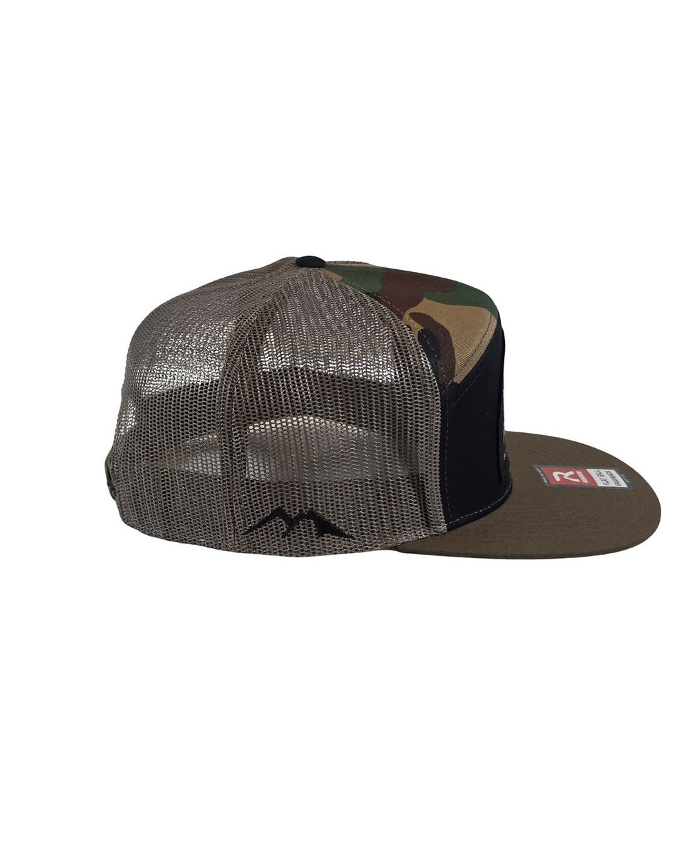 Thumbnail: Patched BC Badge Flat Bill 7 Panel Trucker