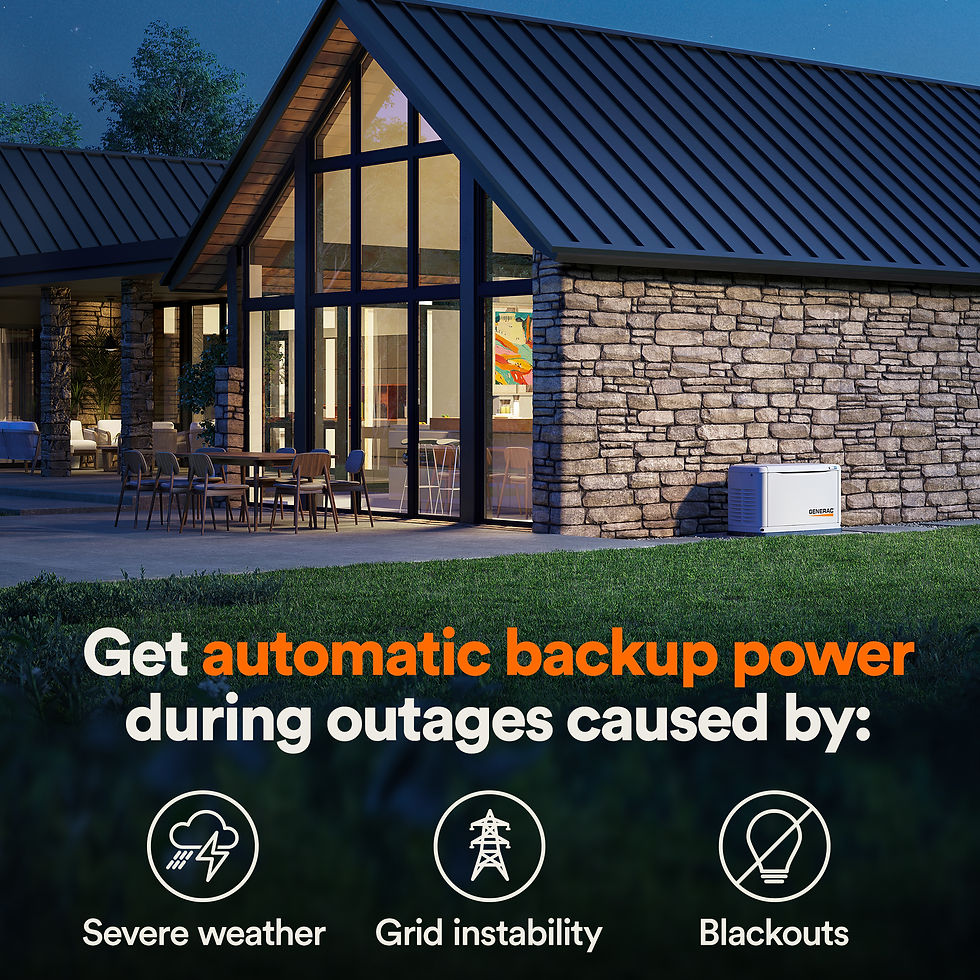 Thumbnail: Guardian Generator 10/14/18kW | With Whole House Switch | WiFi Enabled
