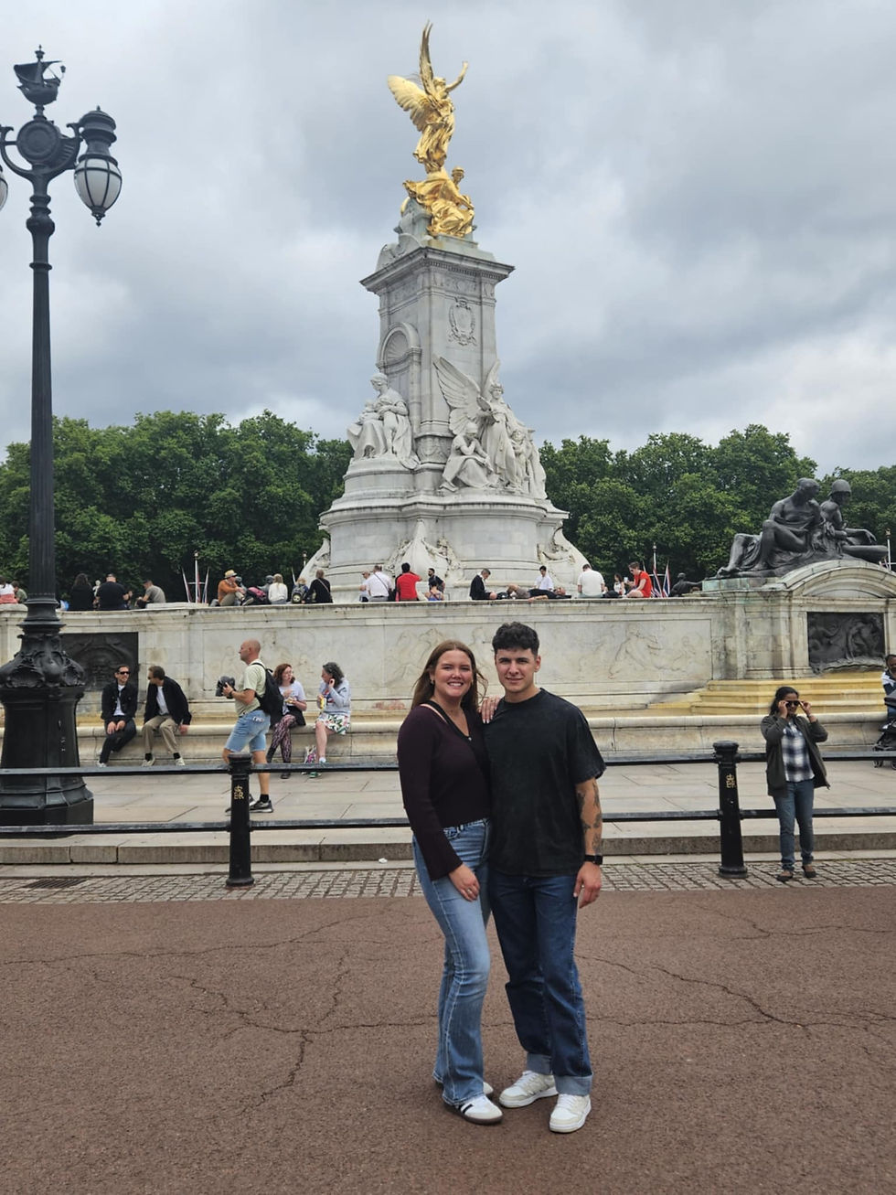 Buckingham Palace and surrounding areas