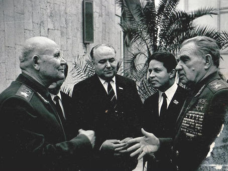 Two Marshals and a Wall in Berlin