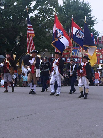 Leading Missouri State Fair Parade