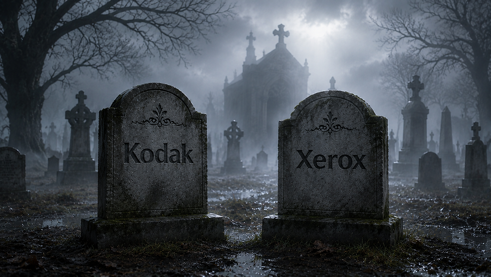 Por que Kodak e Xerox faliram?