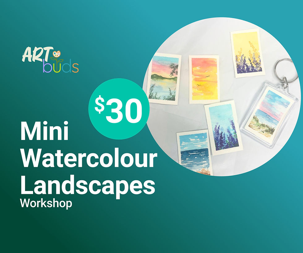 Mini Watercolour Landscapes $30
