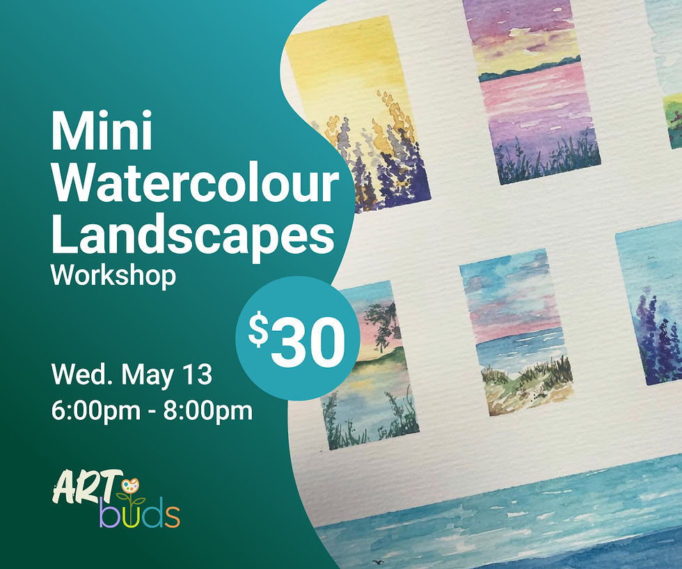 Mini Watercolour Landscapes $30